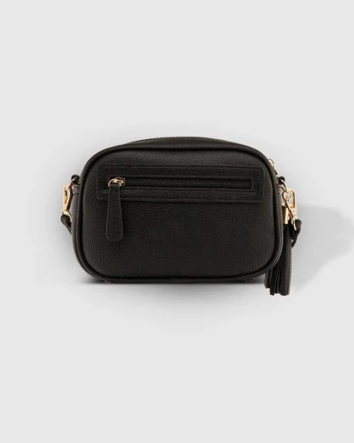 Jacinta Eddie Crossbody Bag in Black/White by Louenhide