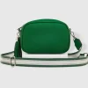 Jacinta Metallic Crossbody Bag in Green by Louenhide