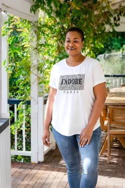 J'Adore Paris T-Shirt in White