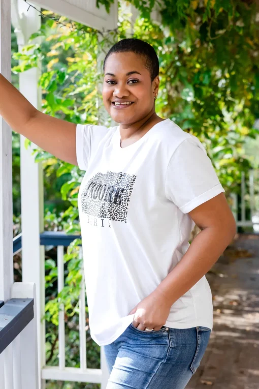J'Adore Paris T-Shirt in White