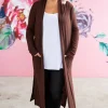 Jane Cardigan in Chocolate
