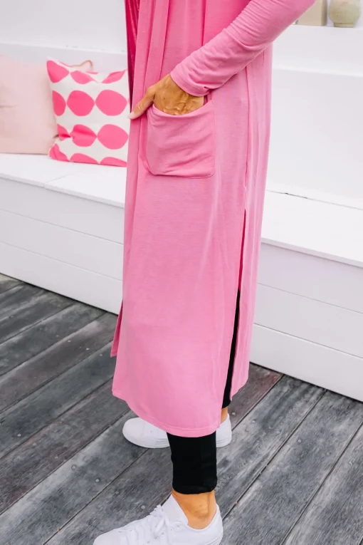 Jane Cardigan in Dark Pink