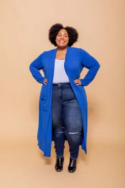 Jane Cardigan in Electric Blue