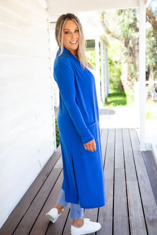 Jane Cardigan in Electric Blue