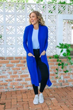 Jane Cardigan in Electric Blue
