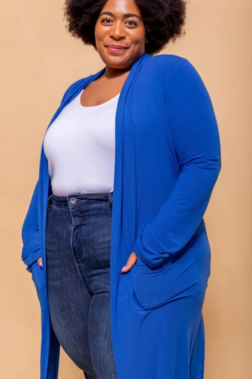 Jane Cardigan in Electric Blue