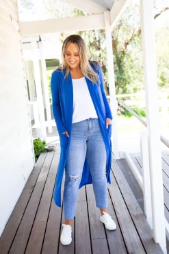 Jane Cardigan in Electric Blue