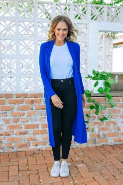 Jane Cardigan in Electric Blue
