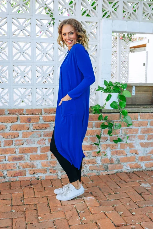 Jane Cardigan in Electric Blue