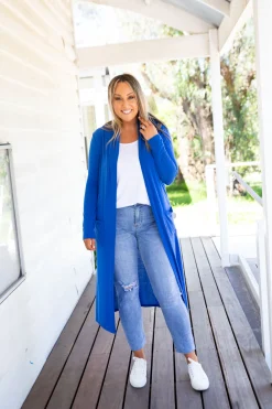 Jane Cardigan in Electric Blue