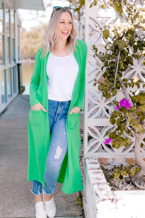 Jane Cardigan in Green