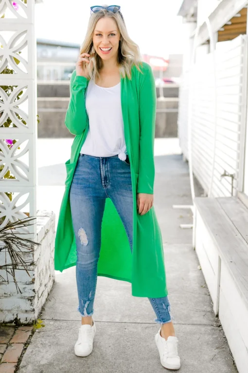 Jane Cardigan in Green
