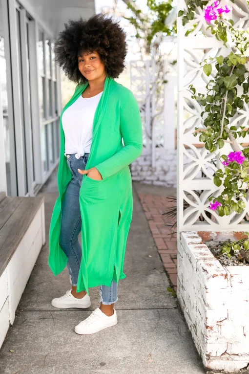 Jane Cardigan in Green