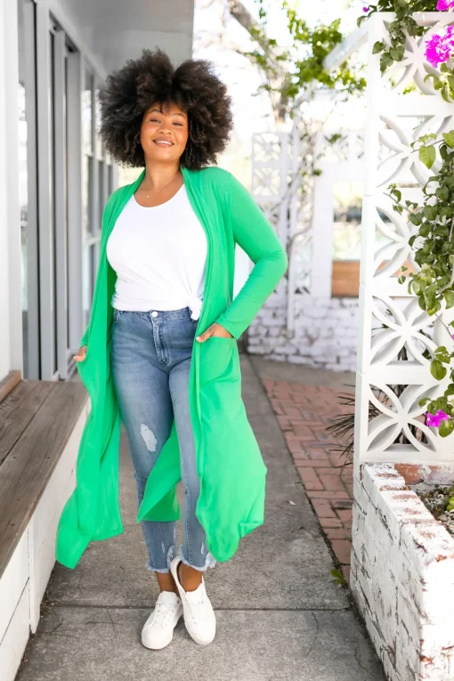 Jane Cardigan in Green