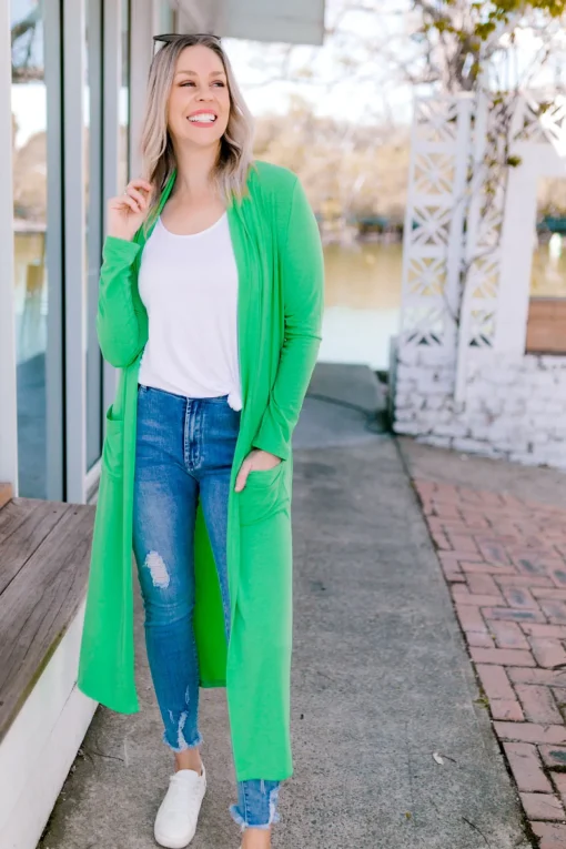 Jane Cardigan in Green