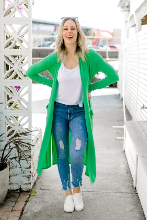 Jane Cardigan in Green