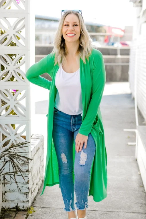 Jane Cardigan in Green