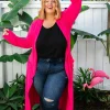 Jane Cardigan in Hot Pink