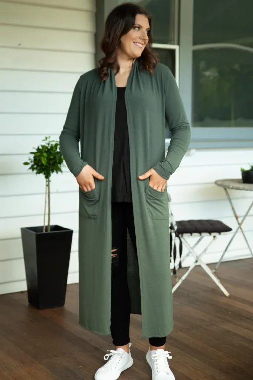 Jane Cardigan in Khaki