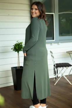 Jane Cardigan in Khaki