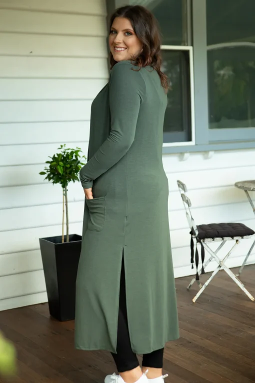 Jane Cardigan in Khaki