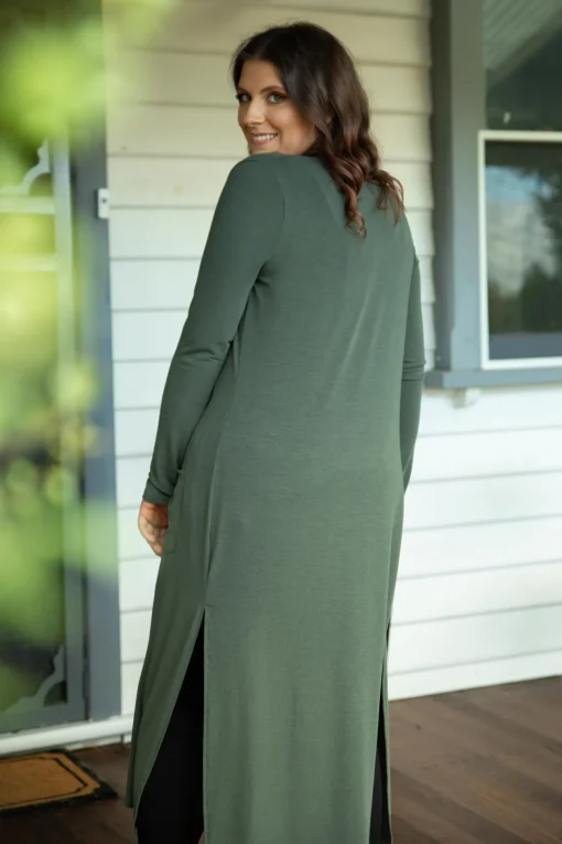 Jane Cardigan in Khaki