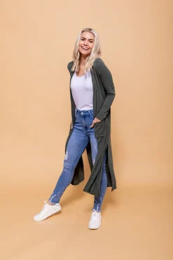 Jane Cardigan in Khaki
