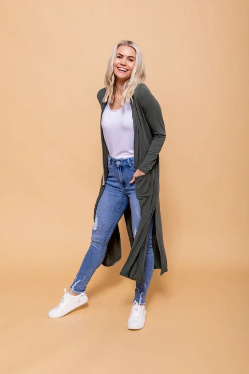 Jane Cardigan in Khaki