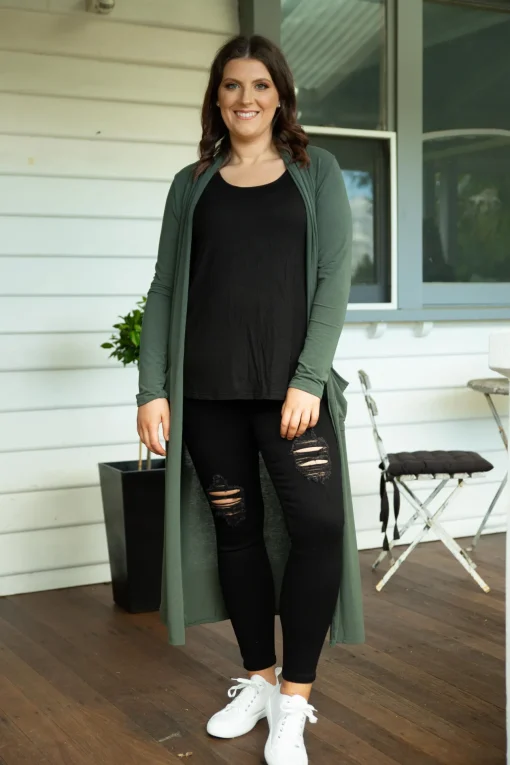 Jane Cardigan in Khaki