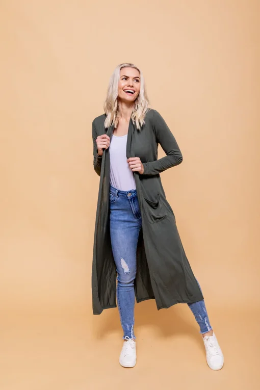 Jane Cardigan in Khaki