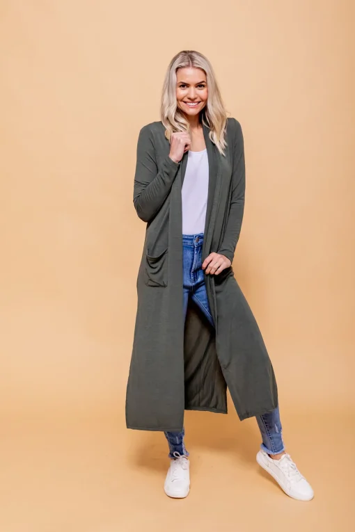 Jane Cardigan in Khaki