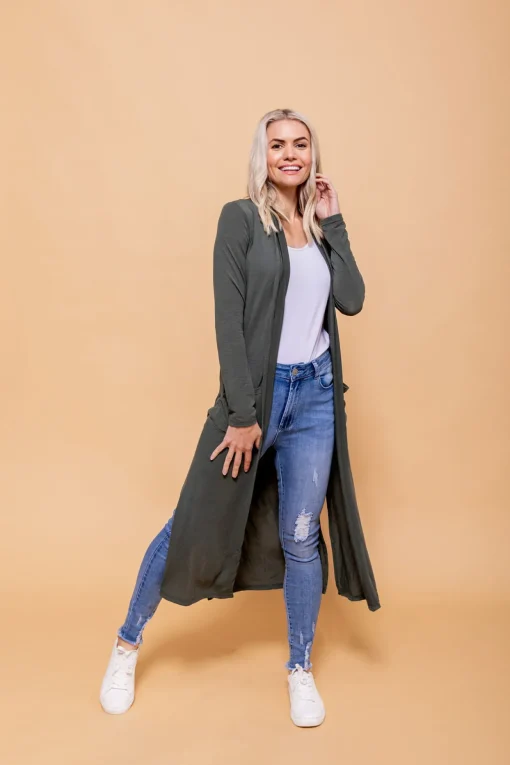 Jane Cardigan in Khaki