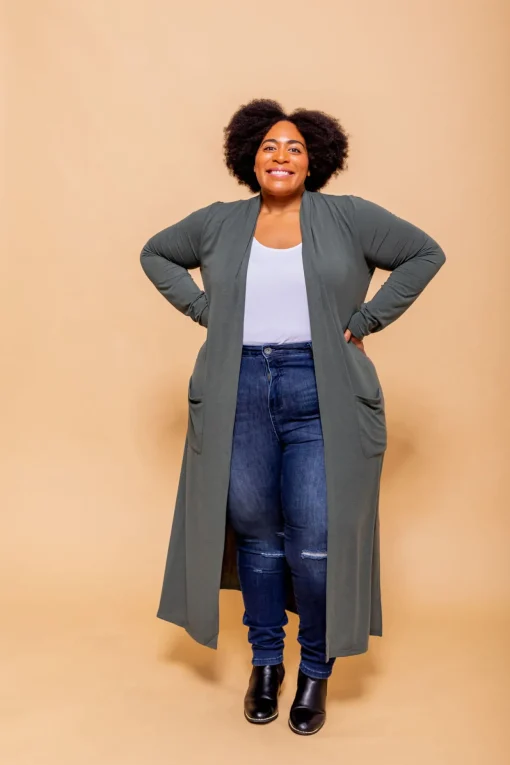 Jane Cardigan in Khaki
