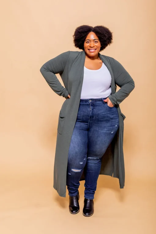 Jane Cardigan in Khaki