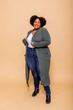 Jane Cardigan in Khaki