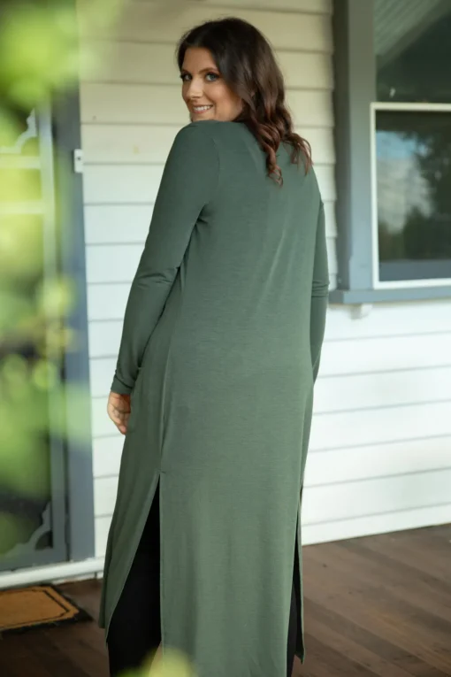 Jane Cardigan in Khaki