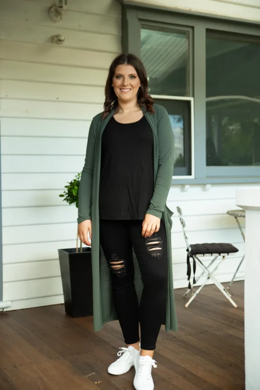 Jane Cardigan in Khaki
