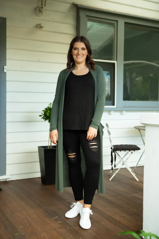 Jane Cardigan in Khaki