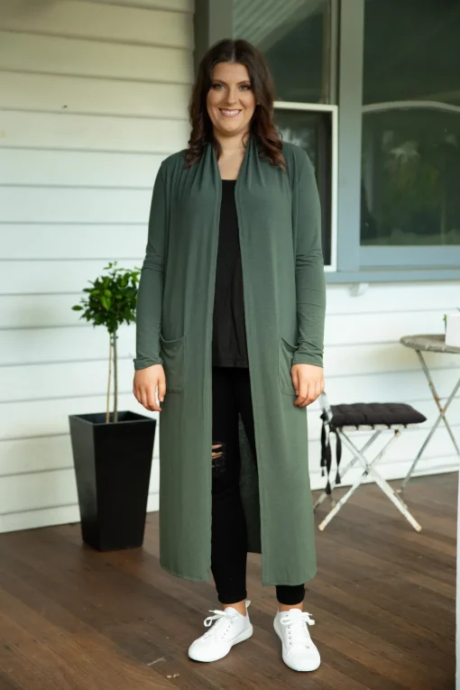 Jane Cardigan in Khaki