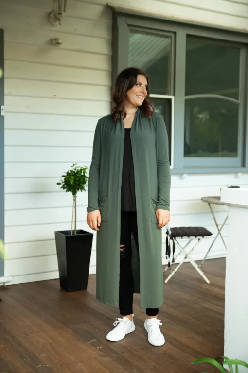 Jane Cardigan in Khaki
