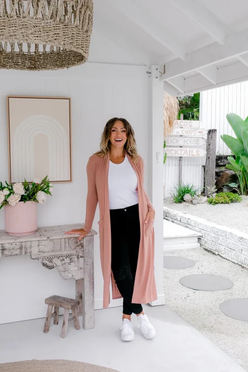 Jane Cardigan in Latte