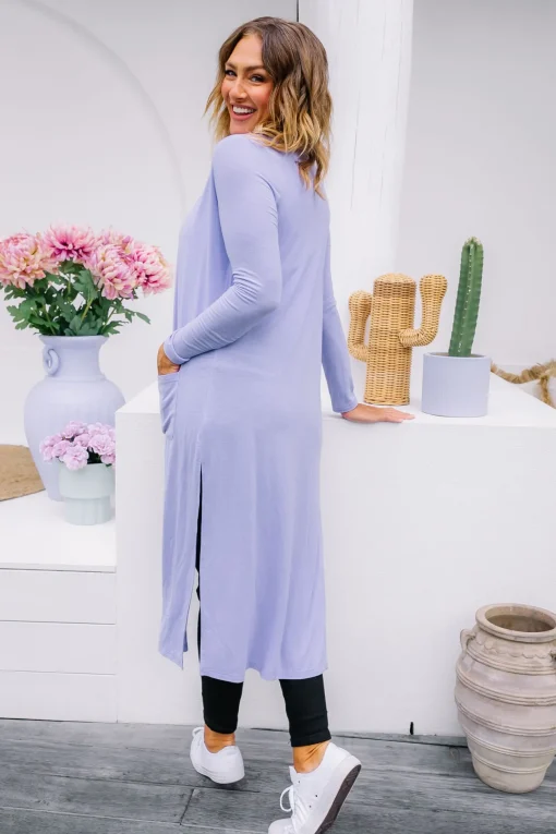 Jane Cardigan in Lavender