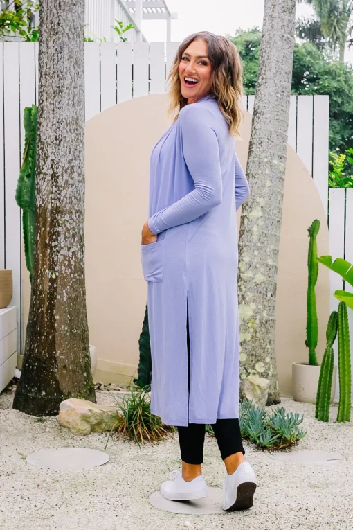 Jane Cardigan in Lavender