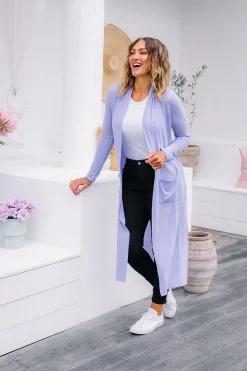 Jane Cardigan in Lavender