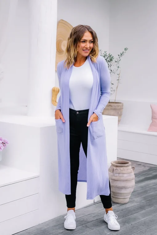 Jane Cardigan in Lavender