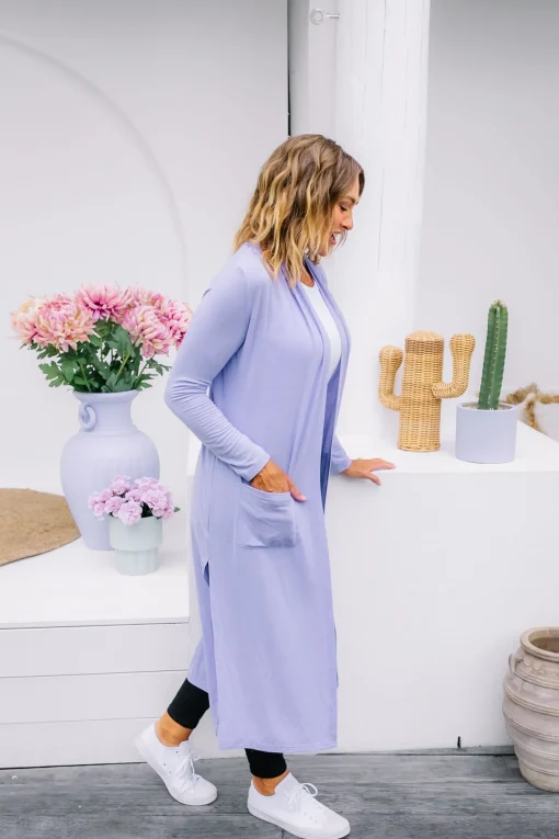 Jane Cardigan in Lavender