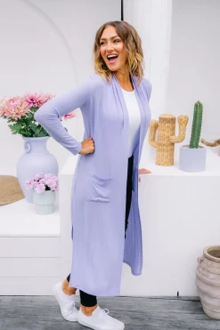 Jane Cardigan in Lavender