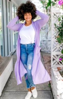 Jane Cardigan in Lilac