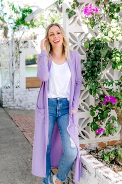 Jane Cardigan in Lilac