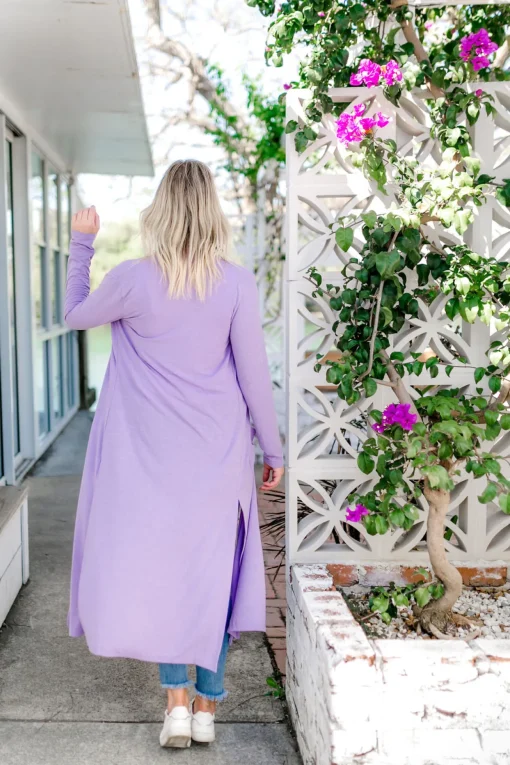 Jane Cardigan in Lilac